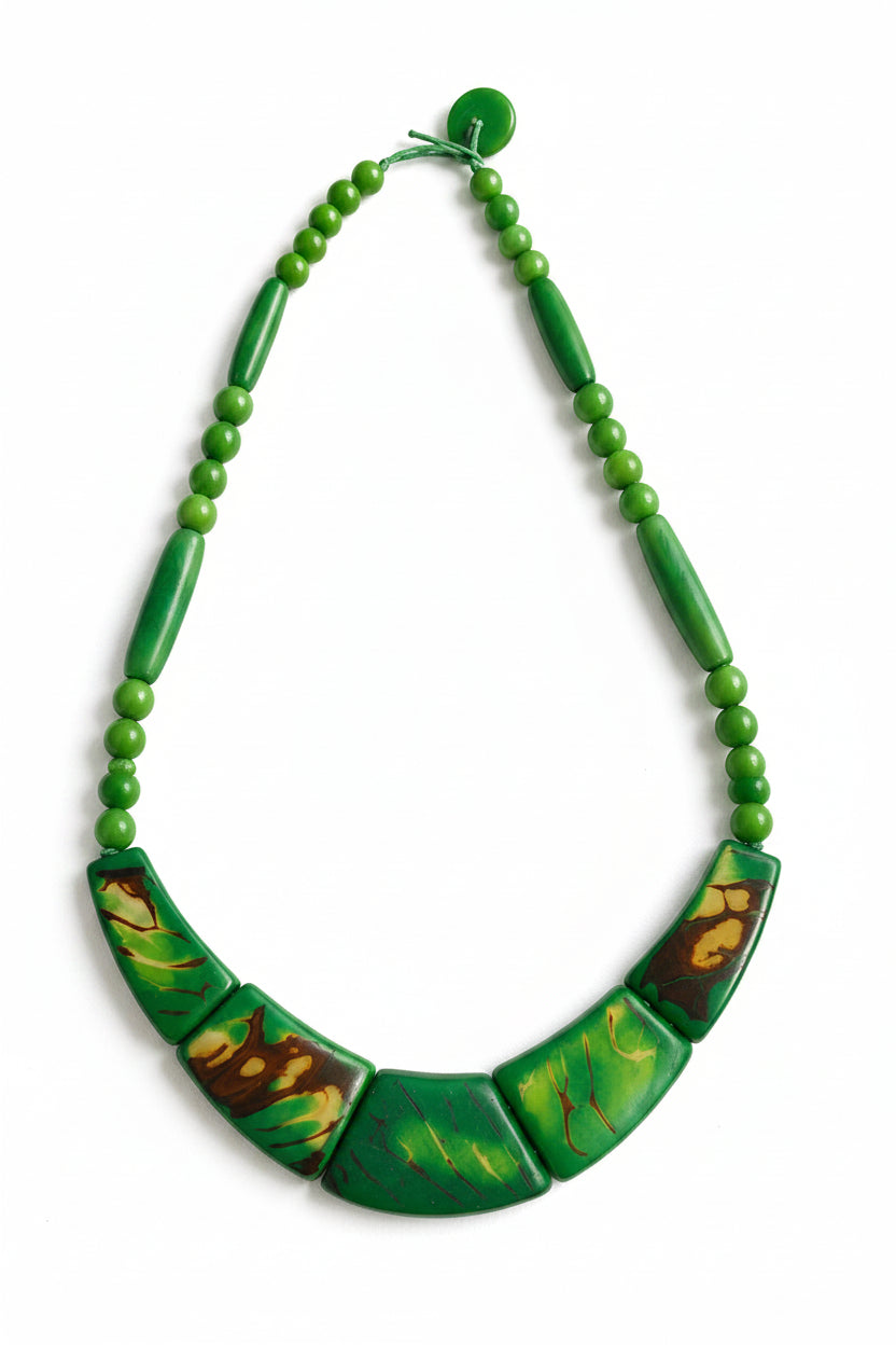 Collar de Tagua Artesanal – Marfil Vegetal