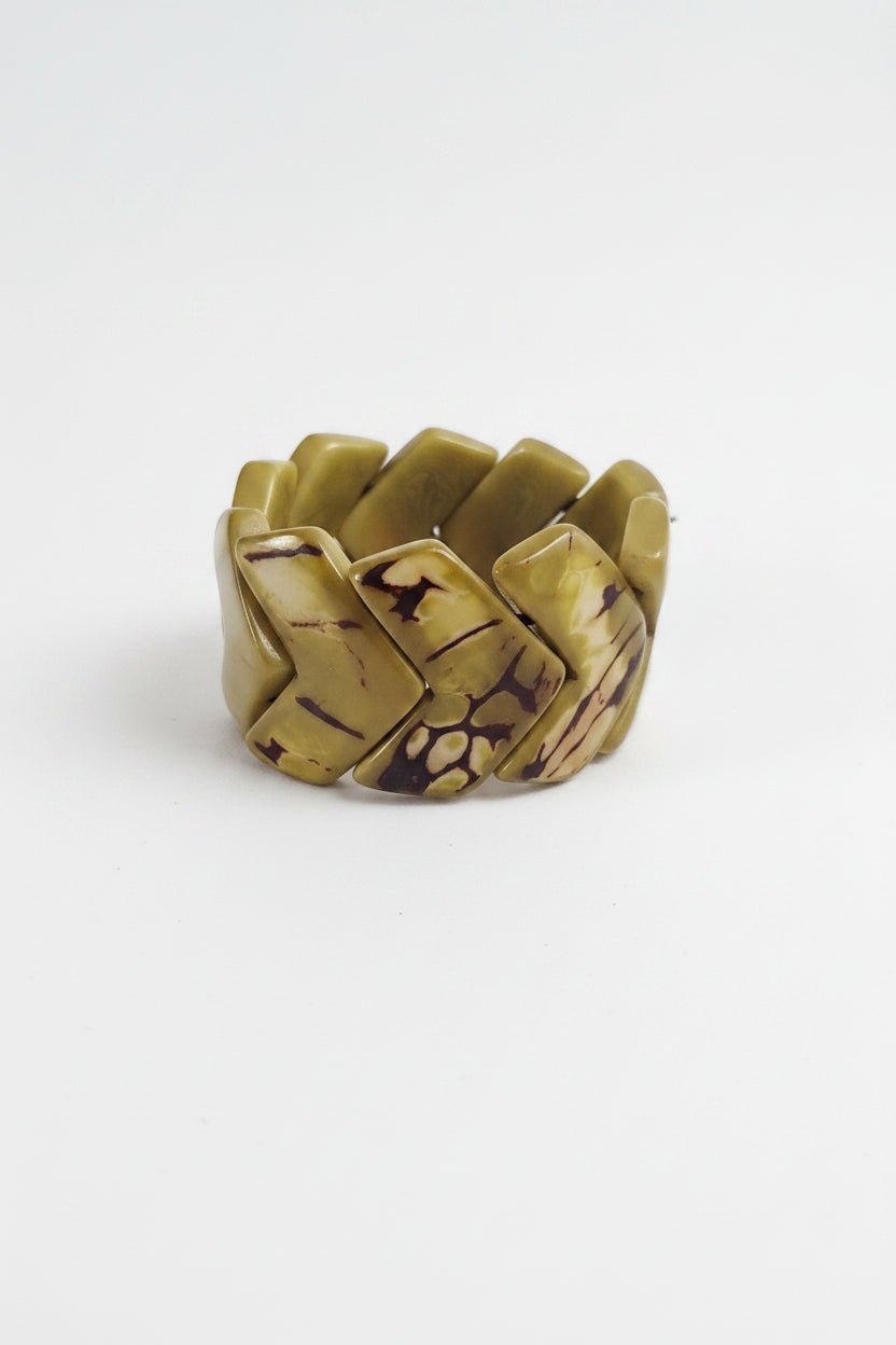 Pulsera de Tagua Artesanal Trenzada | Marfil Vegetal