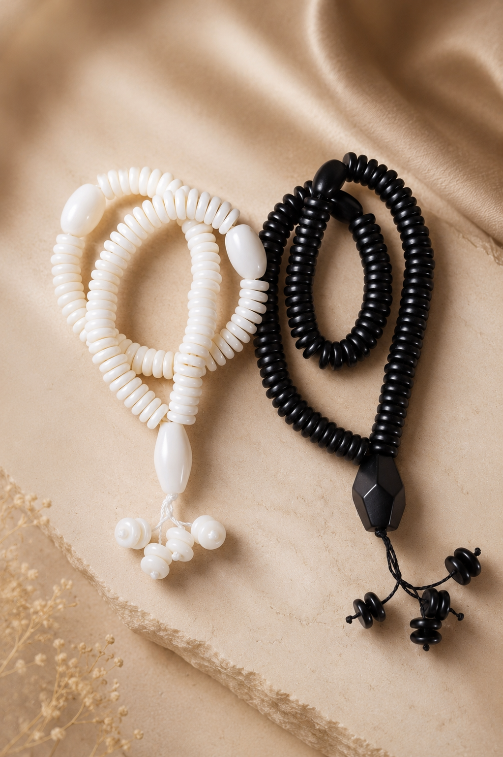 Tasbih de tagua – Marfil vegetal hecho a mano