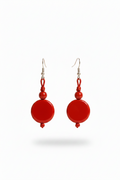 Pendientes Redondos de Tagua Artesanales | Marfil Vegetal
