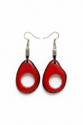 Pendientes de Tagua Artesanal en forma de Gota | Marfil Vegetal