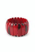 Pulsera de Tagua Roja Artesanal