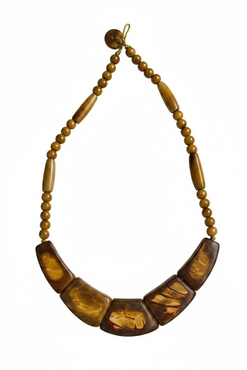 Collar de Tagua Artesanal – Marfil Vegetal
