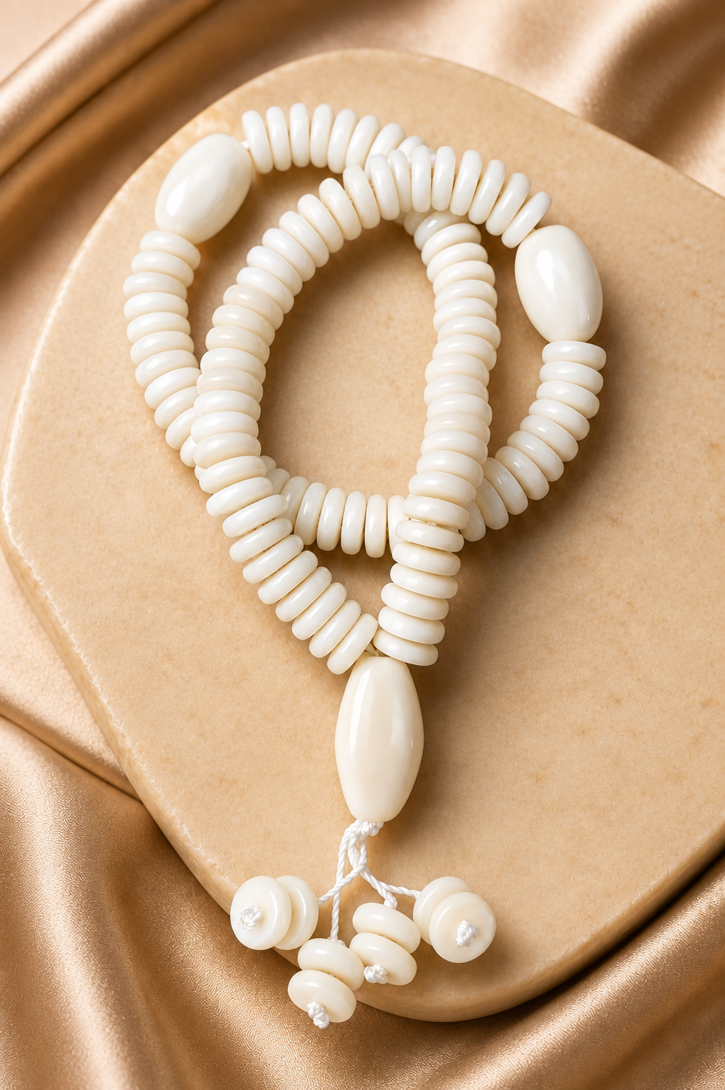 Tasbih de tagua – Marfil vegetal hecho a mano