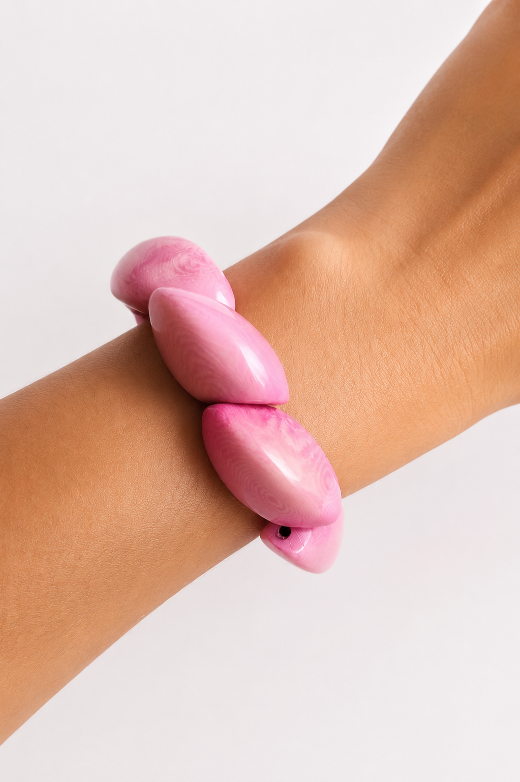 Pulsera de Tagua Artesanal – Diseño Ovalado