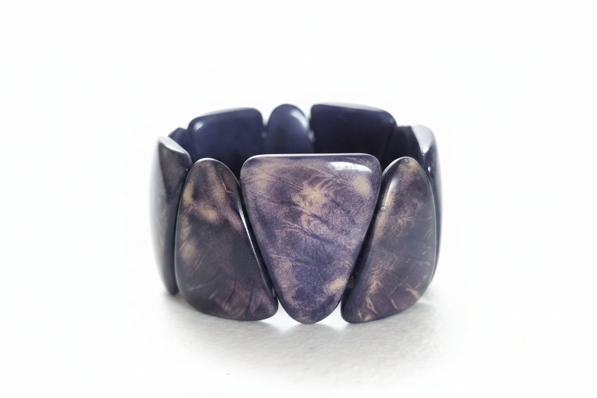 Pulsera de Tagua Artesanal Geométrica | Marfil Vegetal